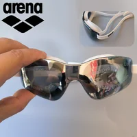 ARENA professional waterproof and anti fog high-definition adult swimming goggles silicone swim cap