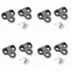Performance Road Bike Cleats - Self-Locking System with 4.5° Float Adjustment (4 pair)