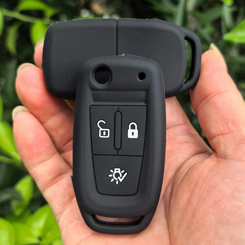 Silicone Flip Remote Key Cover - Premium Protector Shell