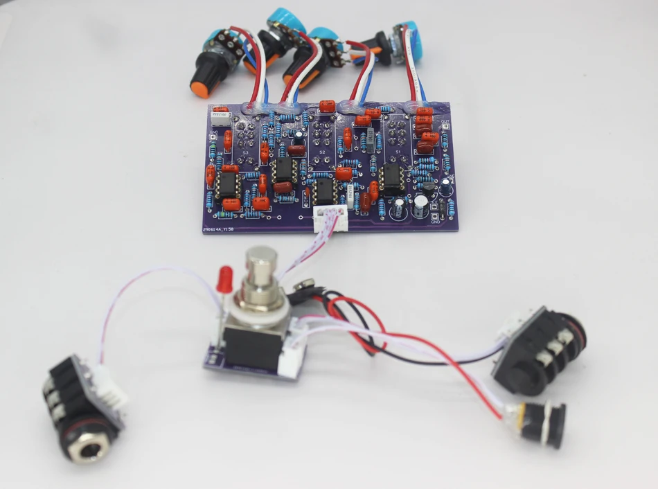 

DIY Ручная работа, эффектор SansAmp GT-2, Реплика электрической гитары, динамик, аналоговое искажение, одиночная печатная плата