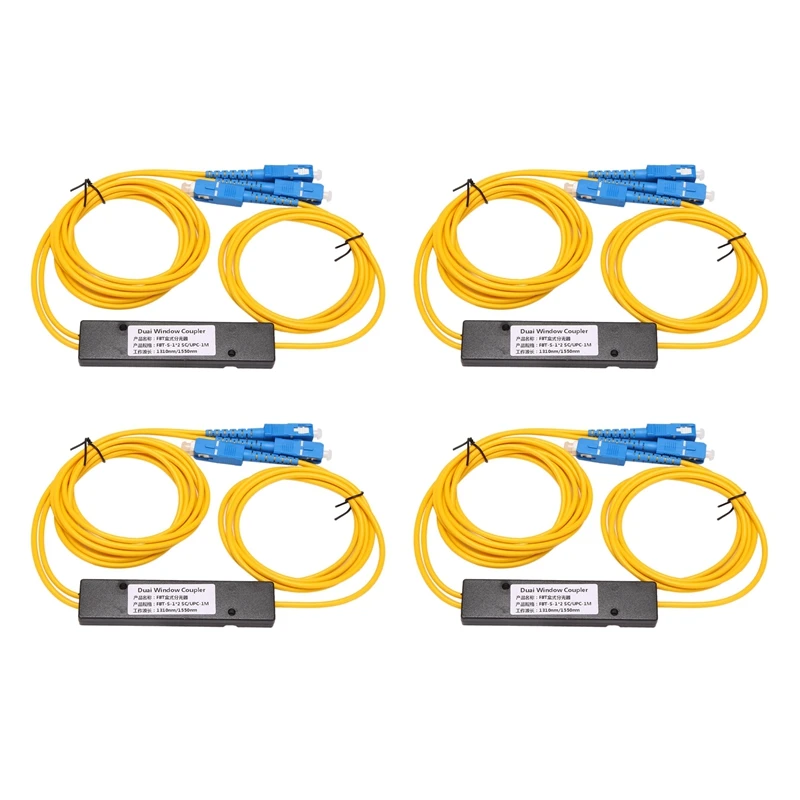 

ABGZ-4X Ftth SC UPC 1X2 Plc Singlemode Fiber Optical Splitter Fbt Optical Coupler