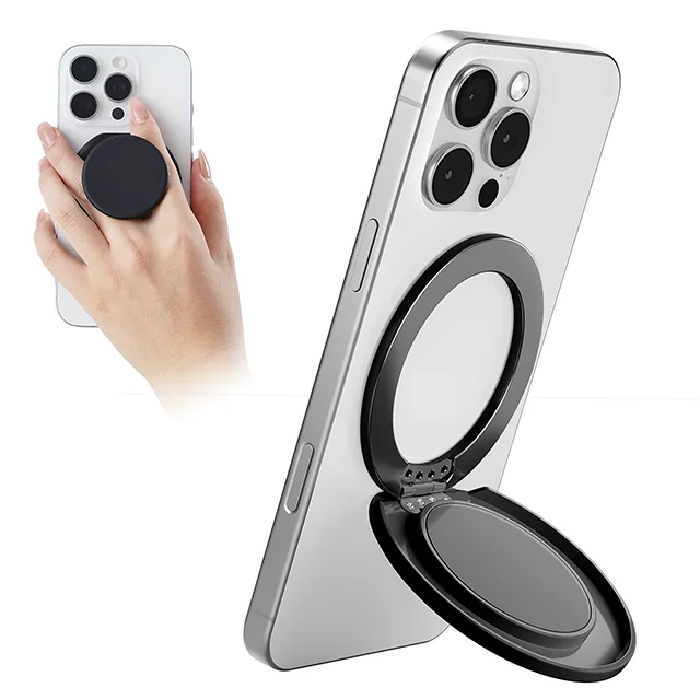 Grippopso Magnetic 360° Rotating Phone Grip and Kickstand