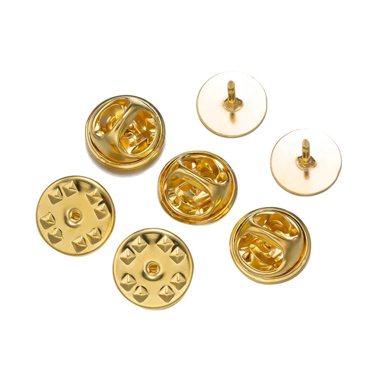 50 Sets Blank Scatter Butterfly Clutch Pin Holder Emaille Locking Backs Tie Tacks Jewelry Pin Backings Verschluss für Brosche Revers Hut – Detail 5