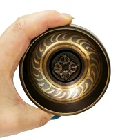 Miwayer Lotus Tibetan Singing Bowl Set, Unique Gift for Meditation Yoga Relaxation & Chakra Healing - Image 6