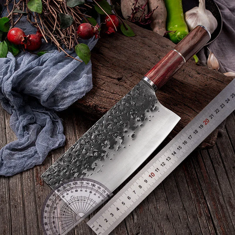 

Chinese Kitchen Knives Kitchen Cleaver Slicing Knife Meat Fish Slicing Vegetable Cutter Traditional Chopping Cooking Tools