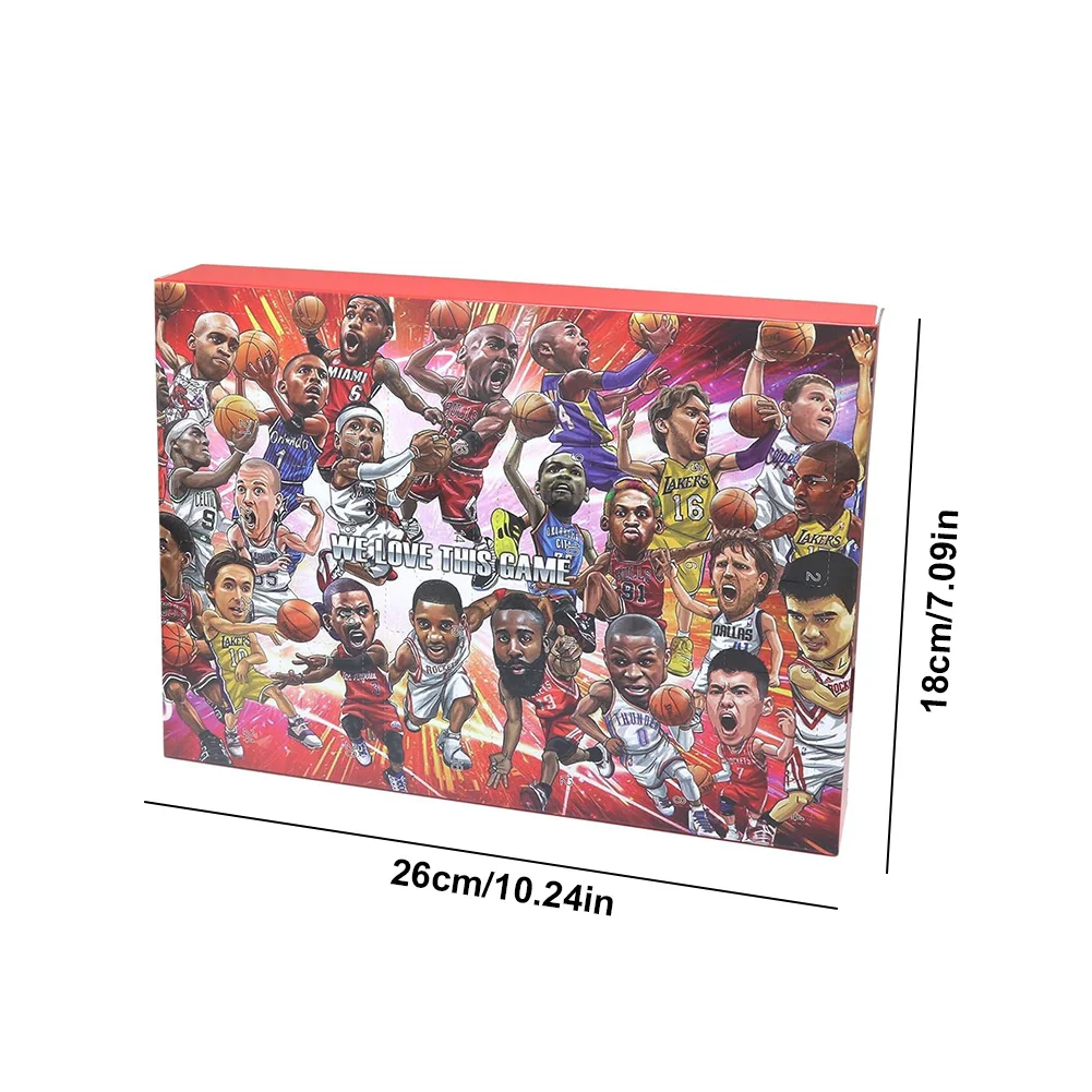 Basketball Advent Calendar 24 Days Christmas Countdown Calendar Holiday Advent Xmas Gift for kids Adults Teen Boys