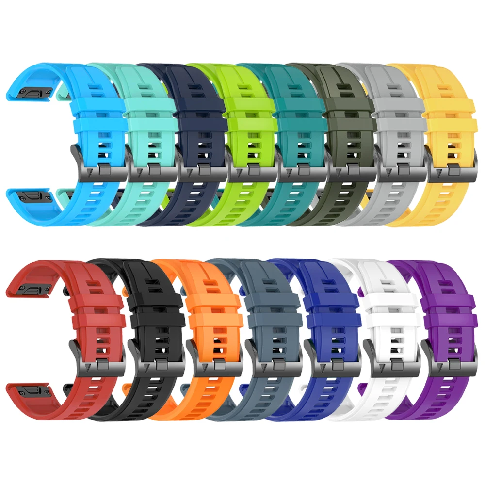 Premium Silicone Strap - QuickFit 26/22mm - Universal Fit