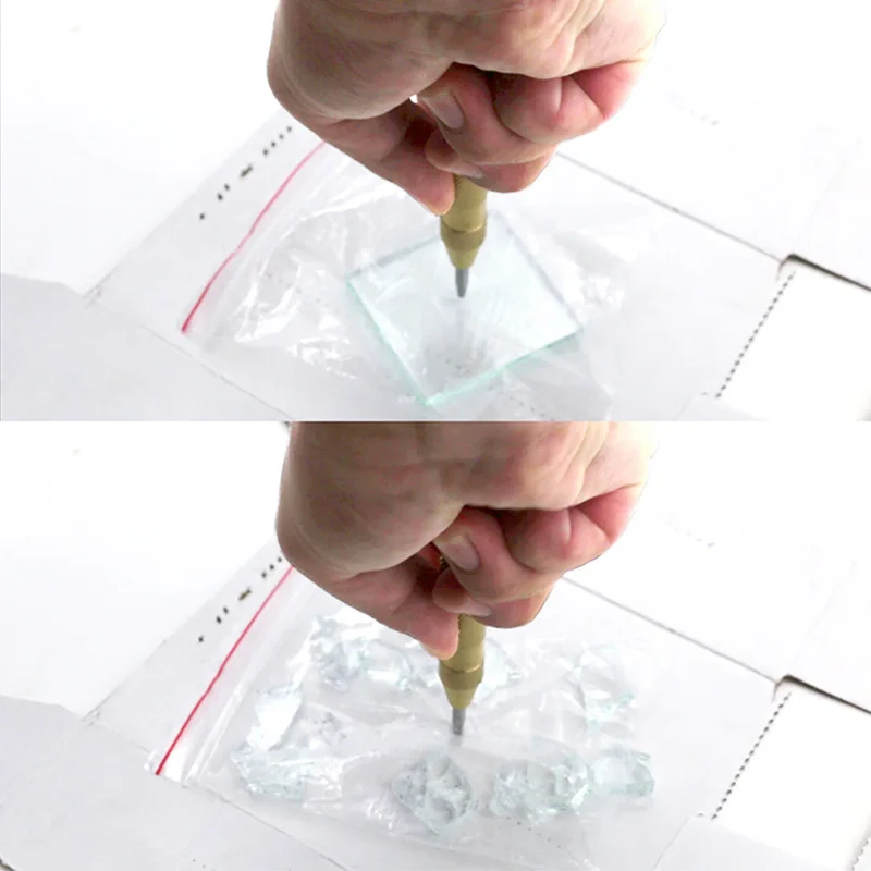 1PC 자동 센터 펀치 센터 홀 펀치 기계공 목수 도구 목재 프레스 덴트 마커 목공 도구 드릴 비트