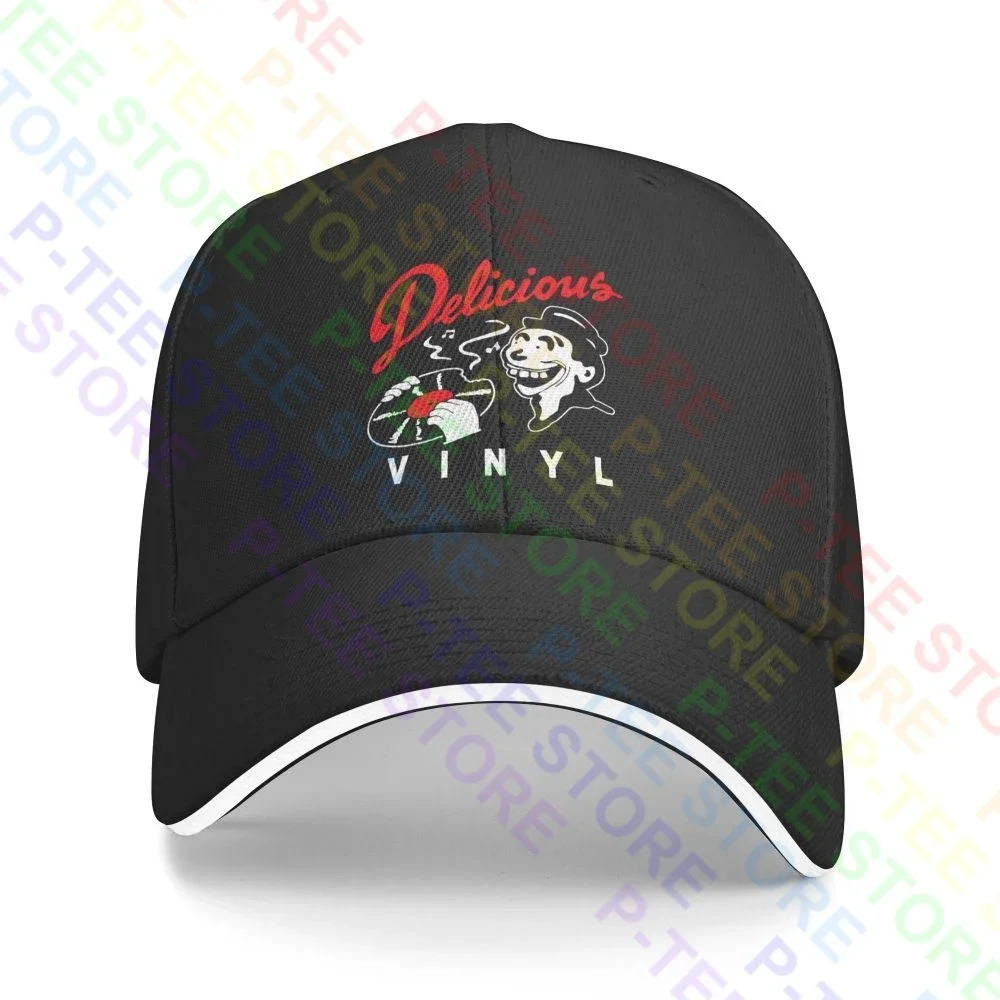 Delicious Vinyl Technics Serato Dj Hip Hop Pioneer Numark Music Sandwich Cap Berretto Da Baseball Trucker Hat Funny