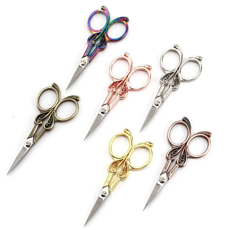 Stainless Steel Vintage Scissors Retro Sewing Needlework Scissors