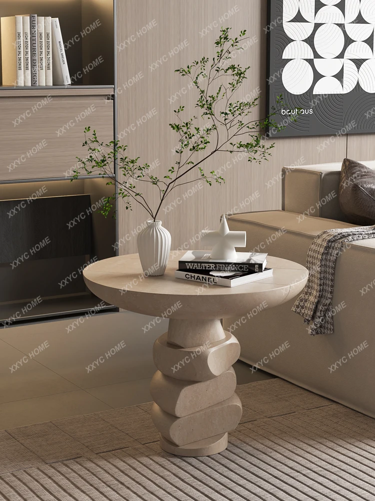 

Rotating Coffee Table Villa Italy Creative Showroom Side Table