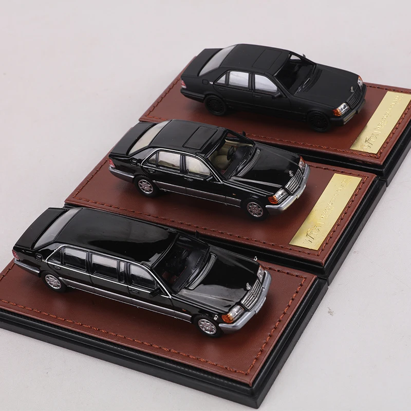 WTX 1:64 W140 S-CLASS 표준 액슬/롱 휠베이스 합금 모델 자동차