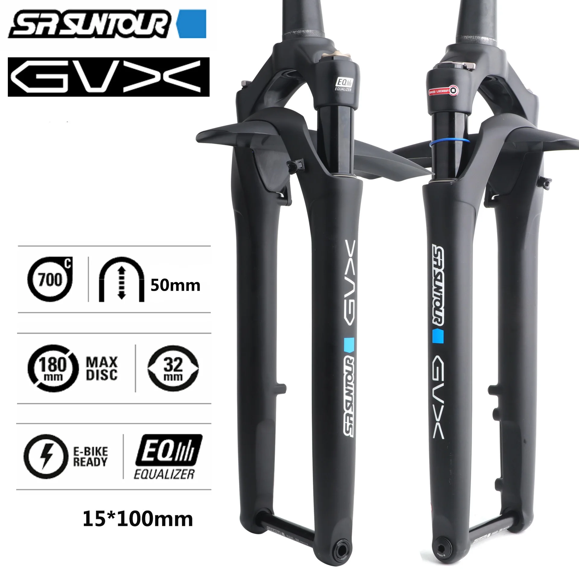 Fourche Avant Carbone Pour Vélo Route 700C, Pivot 28,6 Mm 1-1/8, Finition 3K Brillant