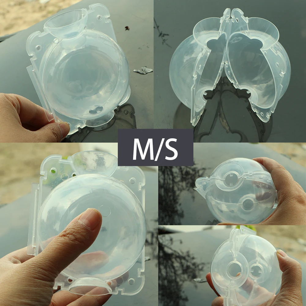 10PCS 5/8/10cm Rooting Ball Box Grafting Tool Reusable High Orchard Pressure Tree Rooter Air Layering Propagation Seedling Pot 5