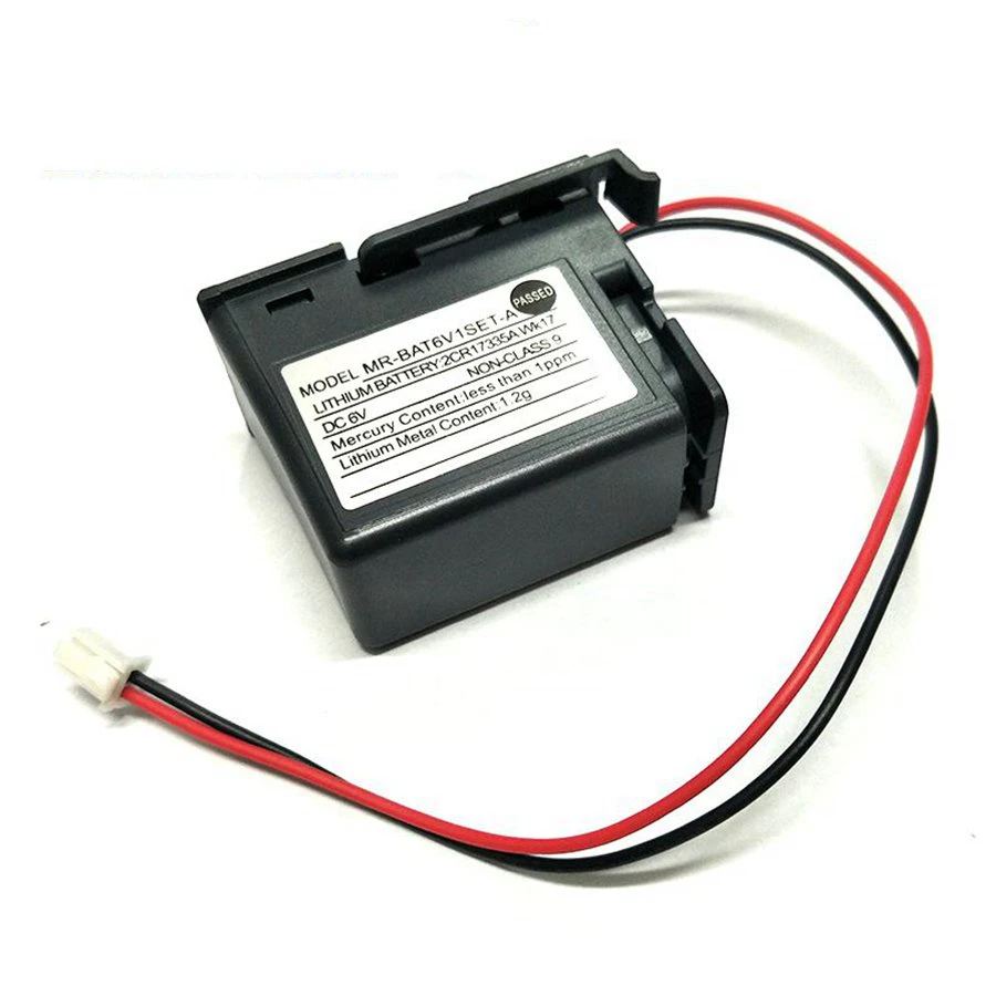 MR-BAT6V1SET MR-BAT6V1SET-A 6V 2CR17335A WK17 MR-J4 Server Non-rechargeable Lithium Battery Pack 2