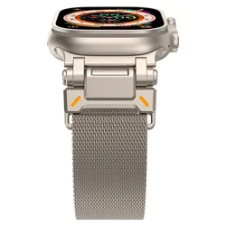 Titanium Milanese Magnetic Loop Band in Elegant Finish - 49mm  Ultra (Titanium color)