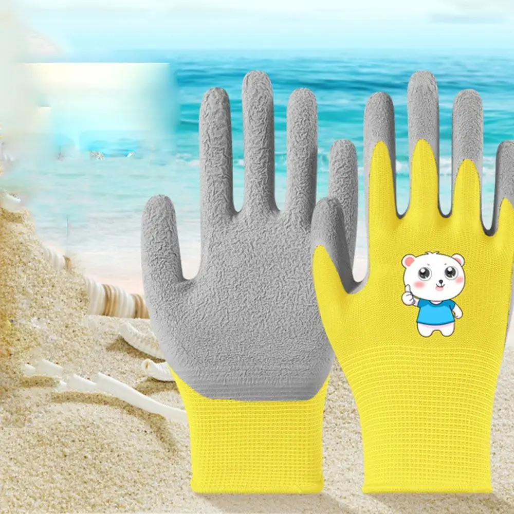 Description Picture 2 of itemWaterproof Kid Gardening Gloves Breathable Safety Garden Work Gloves Animal Pattern Non-Slip Children Protective Glove Children