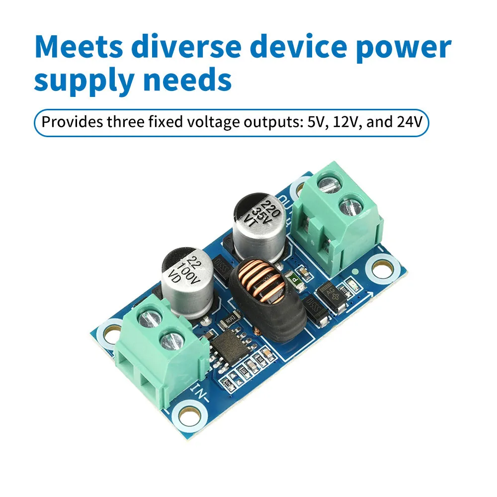 Universal DC-DC Buck Converter with Adjustable Output and Safety Features