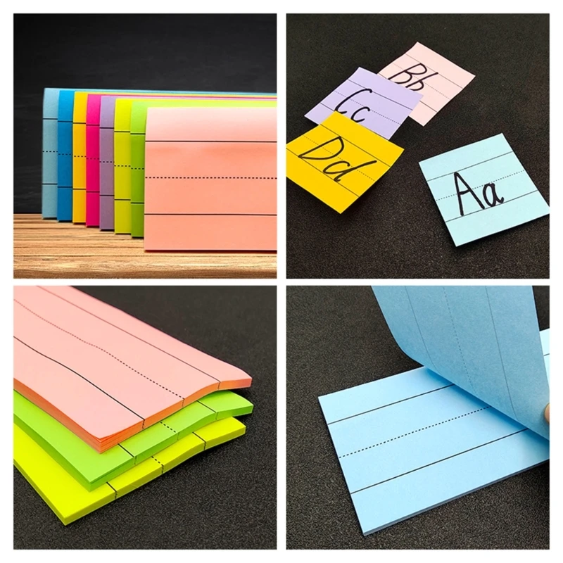 

280 Sheets Sticky Notes Papers Sentence Strips Notes Papers Reminder on Whiteboard Classroom Wall Fridge Door Computer