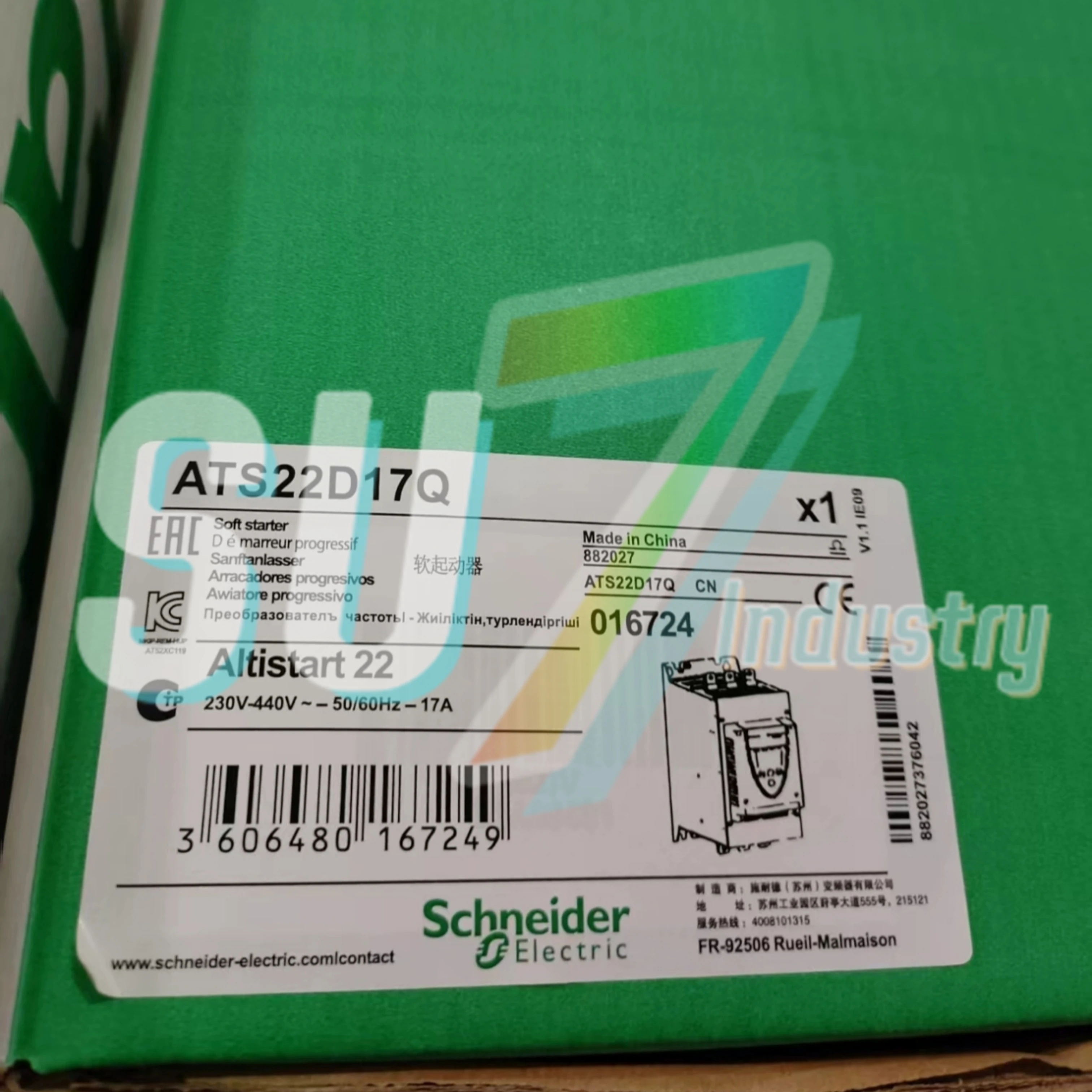 ATS22D17Q  ATS22D32Q   ATS22D47Q   soft starter    New original