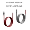 For Starlink Mini Specific Power Cable DIY 14/16/18 AWG Wiring Extension Harness Support Length Customization 1