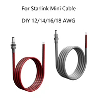 For Starlink Mini Specific Power Cable DIY 14/16/18 AWG Wiring Extension Harness Support Length Customization 1