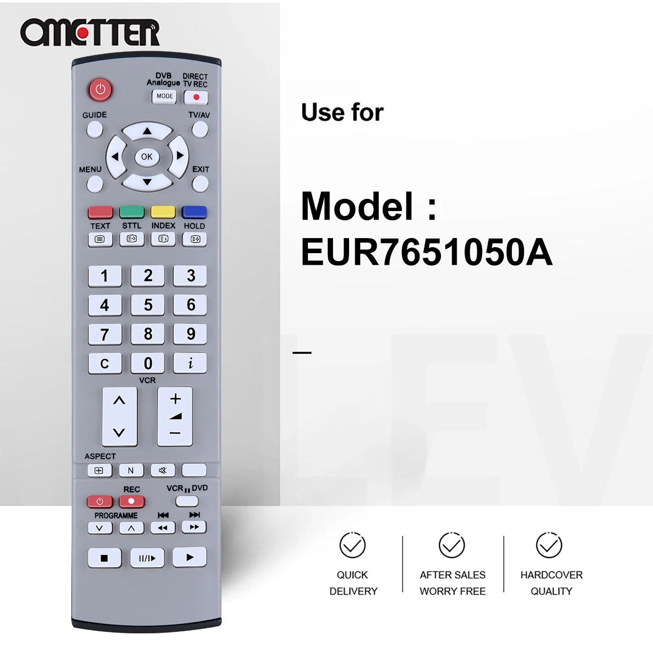 Telecomando per Panasonic TH-37 PX 60 EH (TV+DVD