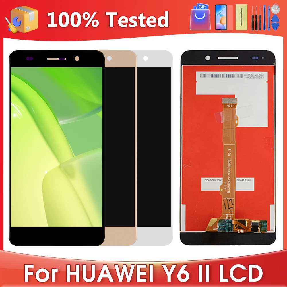 

5.5''For HUAWEI Y6 II For Original Honor 5A Y6 2 CAM-L03 L23 L21 UL00 LCD Display Touch Screen Digitizer Assembly Replacement