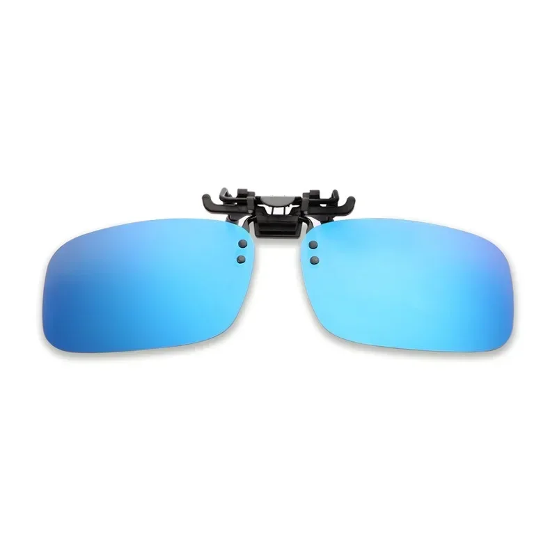 4 Color Grey Lenses Polarized Sunglasses Clip on Flip Up UV 380 Driving Fishing Night Vision Glasses Clips Driving Glasses