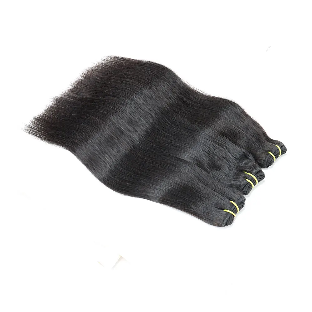 Bliss Short Straight Human Hair Bundles Brazilian Remy Human Hair Weave Bundles Straight 3Pcs/Lot Virgin Extension