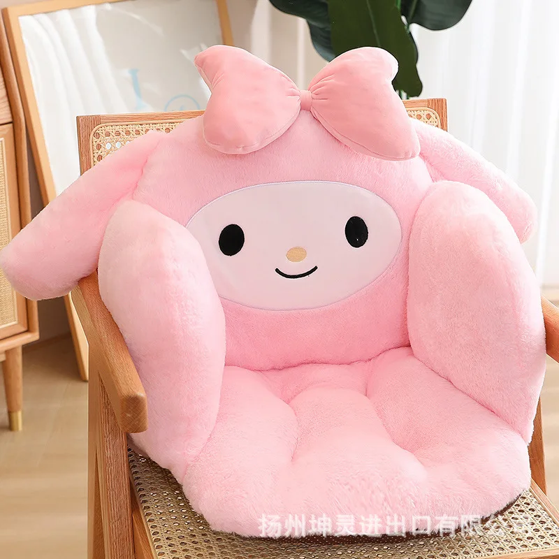 

Kawaii Sanrio Hello Kitty Seat Cushion Pochacco Kuromi My Melody Sitting Cushion For Chair Floor Cinnamoroll Warm Plush Cushin