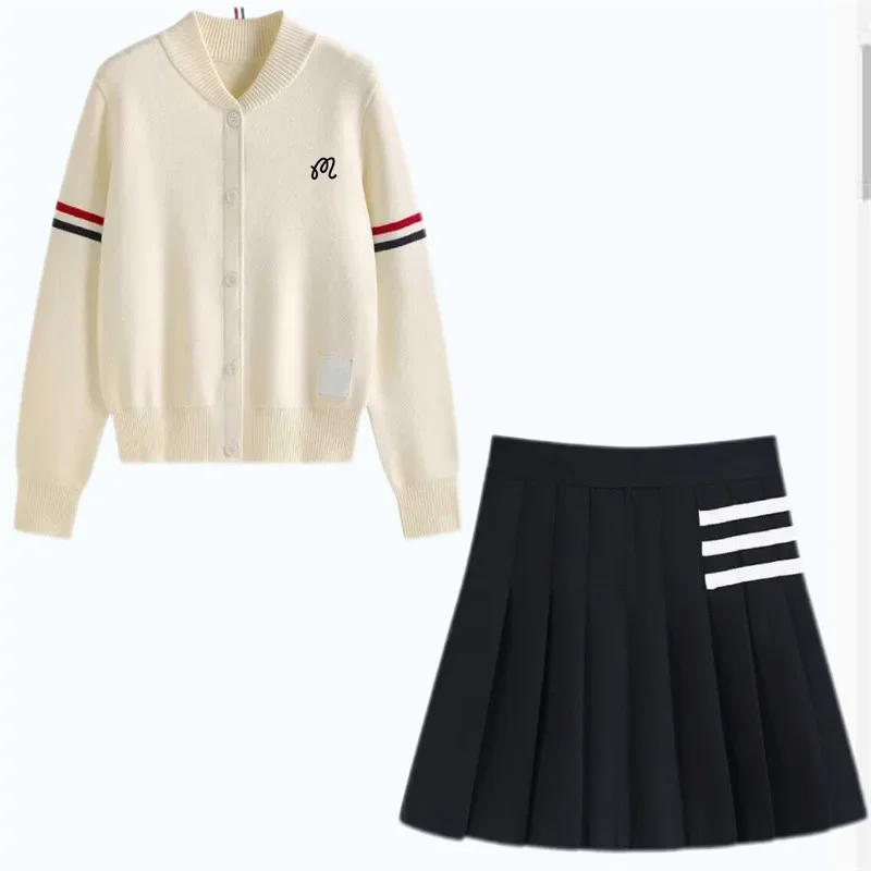 Autumn Golf Wear Women Luxury Brand Golf Sweater Korean Two Piece Set Women Clothes women workout jackets