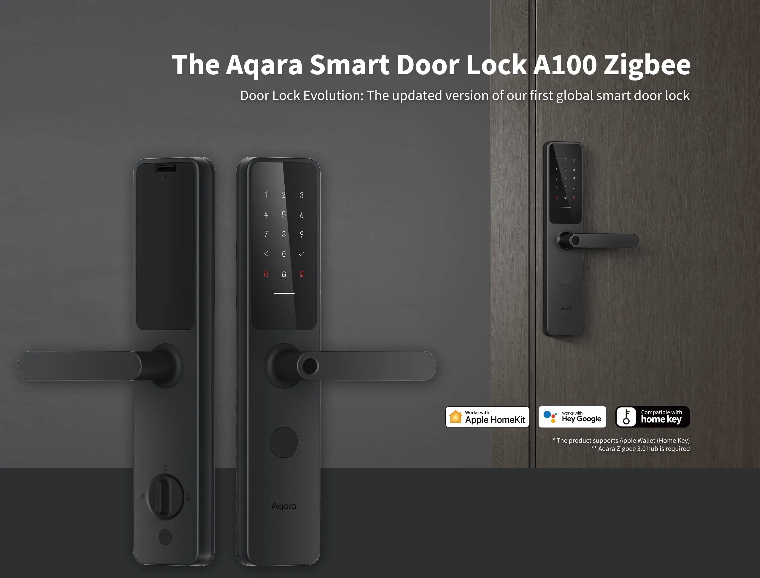 Smart Door Lock A100 Pro Fingerprint Lock APP Bluetooth Password NFC 7 Unlock Wa