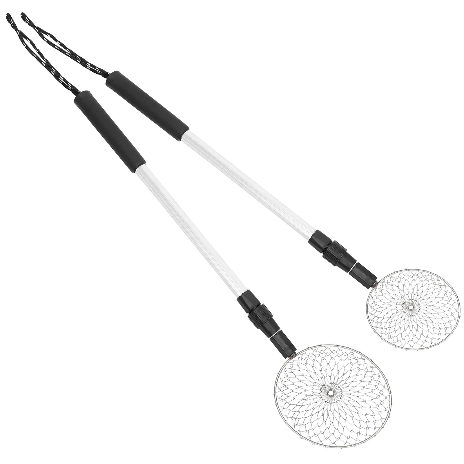 2Pcs 해변 모래 체망 도구 세트 쉘 스쿠프용 모래 필터 강력하고 튼튼한 메쉬 삽 어린이와 성인을 위한 가볍고 휴대 가능한 제품