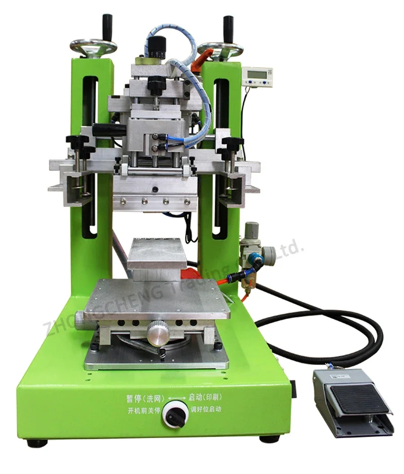220v Electric Screen Printing Machine Semi-automatic Pneumatic Desktop High-prec