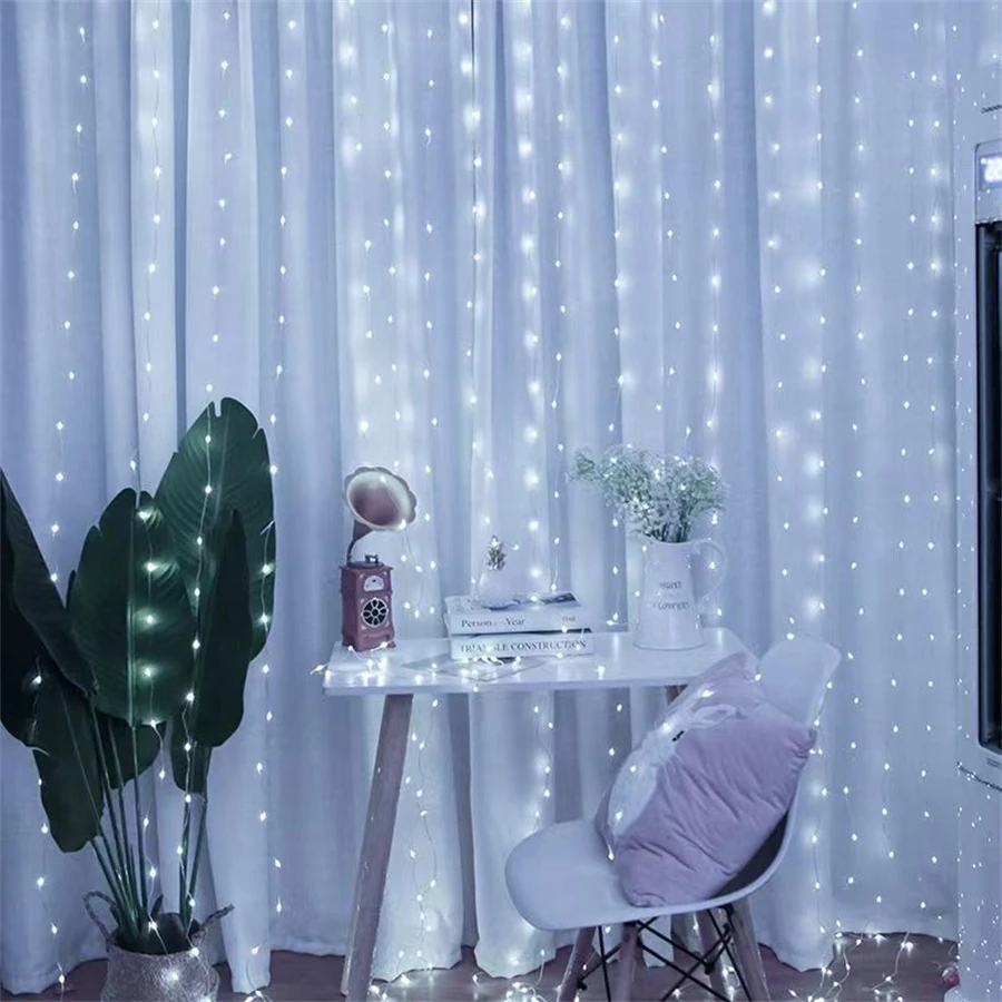 Enchanting LED Fairy Garland - 8-Mode Battery-Powered String Lights