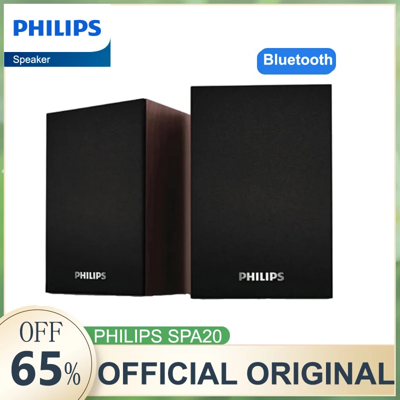 Philips Spa20 Altoparlanti Bluetooth Altoparlante Esterno Lettore Musicale Subwoofer Audio Stereo Hifi Per Computer Desktop Cellulare