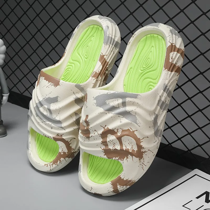 

Men's Slippers Outdoor Sandals Leisure Summer Flip-Flops Man Sandals Bathroom Inside Outside Beach Mens Shoes Fashion