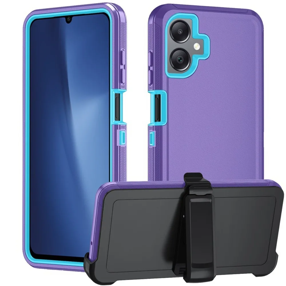 3-Layer Armor Hybrid Ott Case with Belt Clip and Defender PC Cover