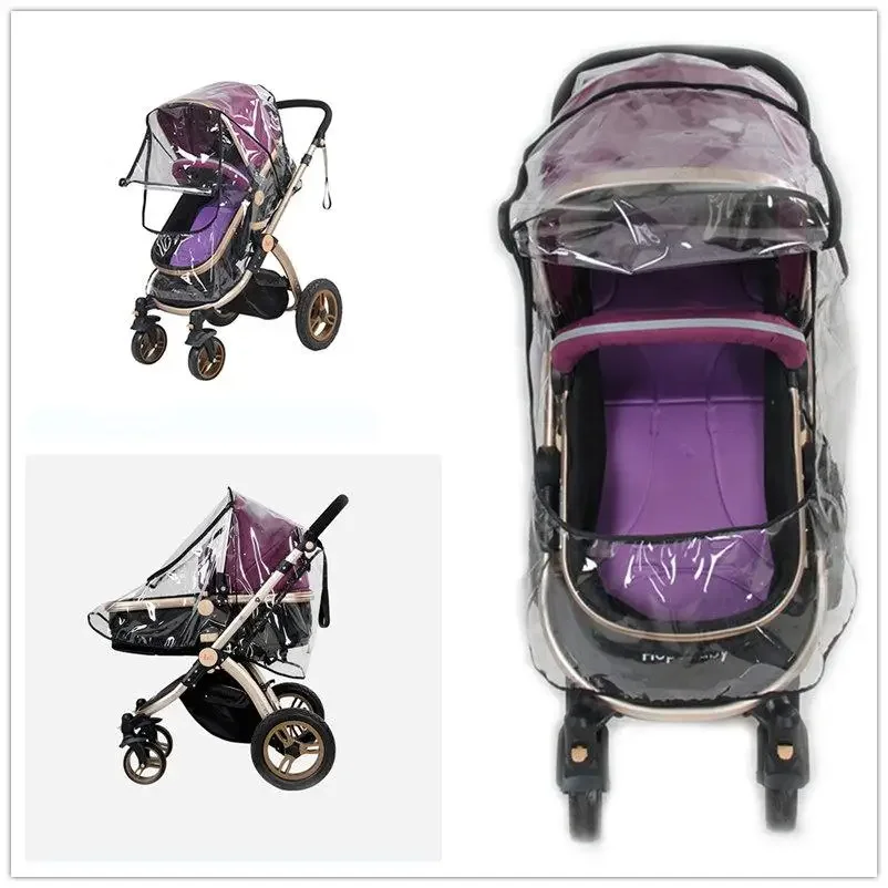

Baby Car Windproof Umbrella Hood Rain Cover Kids Stroller Umbrella Rain Cover