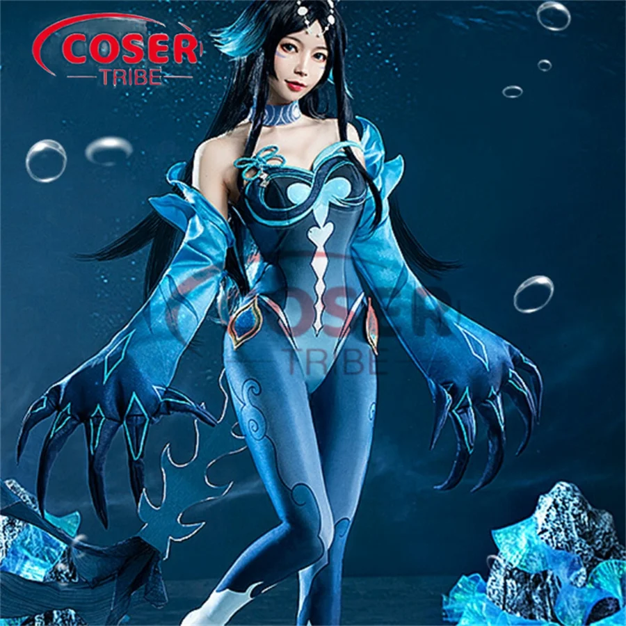 

COSER TRIBE Anime Game Genshin Impact Bonanus Ceremonial Halloween Carnival Role CosPlay Costume Complete Set