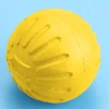 EVA Dog Ball Toy Pet Bite Resistant Chew Toys Pets Interactive Balls(yellow) 1
