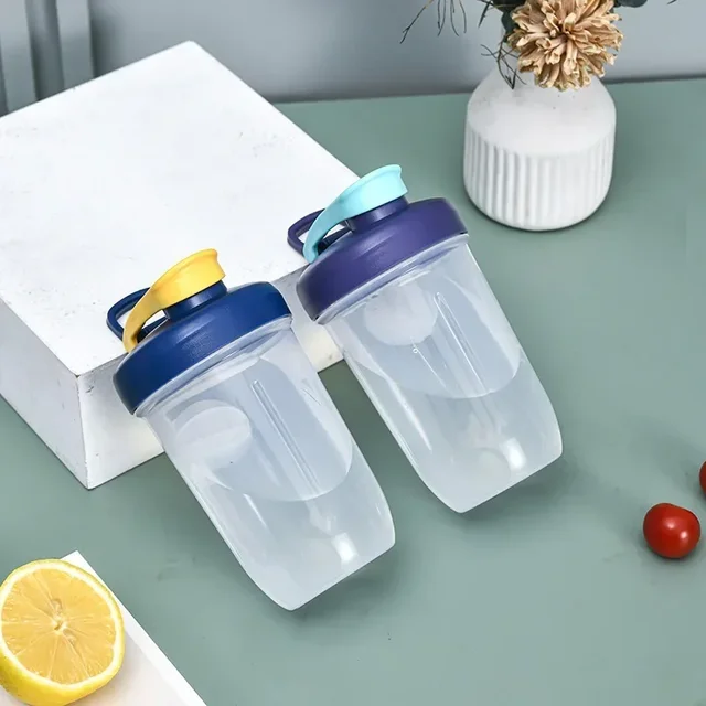 Shaking Cup 400ml Protein Powder Shaker Bottle Leak Proof Water Bottle for Gym Outdoor Fitness Training Sport Mixing Cup 5
