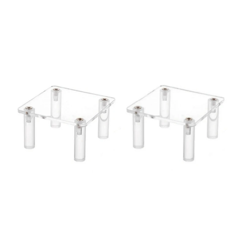 

2 Pcs Acrylic Cosmetic Jewelry Display Stand Cosmetic Display Stand Headdress Display Stand