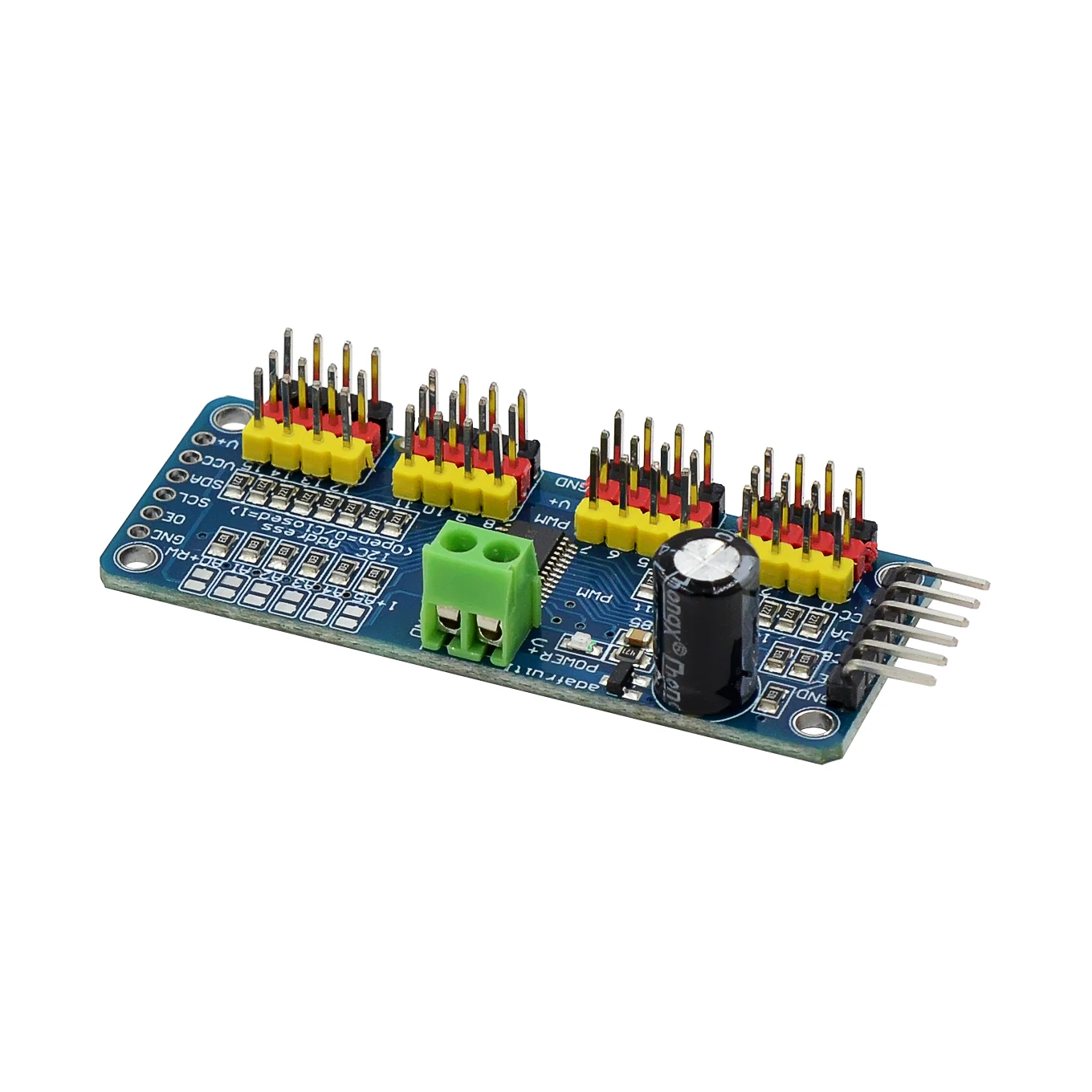

16-channel PWM Servo Driver Board Robot Controller IIC Interface Driver Module PCA9685