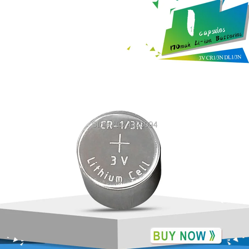 

1pcs 3V Li-Ion Battery CR1/3N 3V CR-1/3N M6 M7 DL-1/3N CR13N Cells CR1/3N Button high-discharge high current Battery