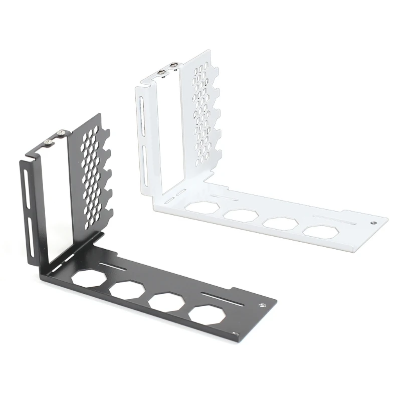 Staffa Montaggio Verticale Gpu Supporto Per Conversione Angolare Gpu In Metallo Durevole Per Custodia Per Computer Desktop