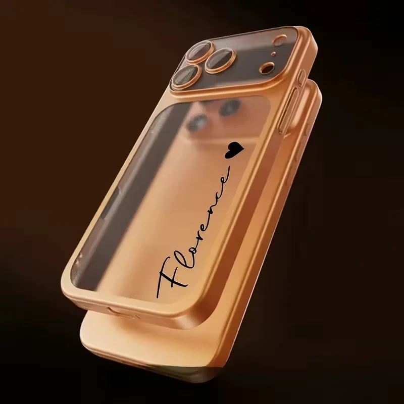 Luxury Customized Personalized Signature Name Frosted Hard PC Phone Case thumbnail 7