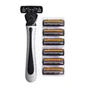 Shaver Brand New Design Men Razor Shaving Three Layer Shaver Reusable Razor Imported Blade Multi Tool Head Change 6