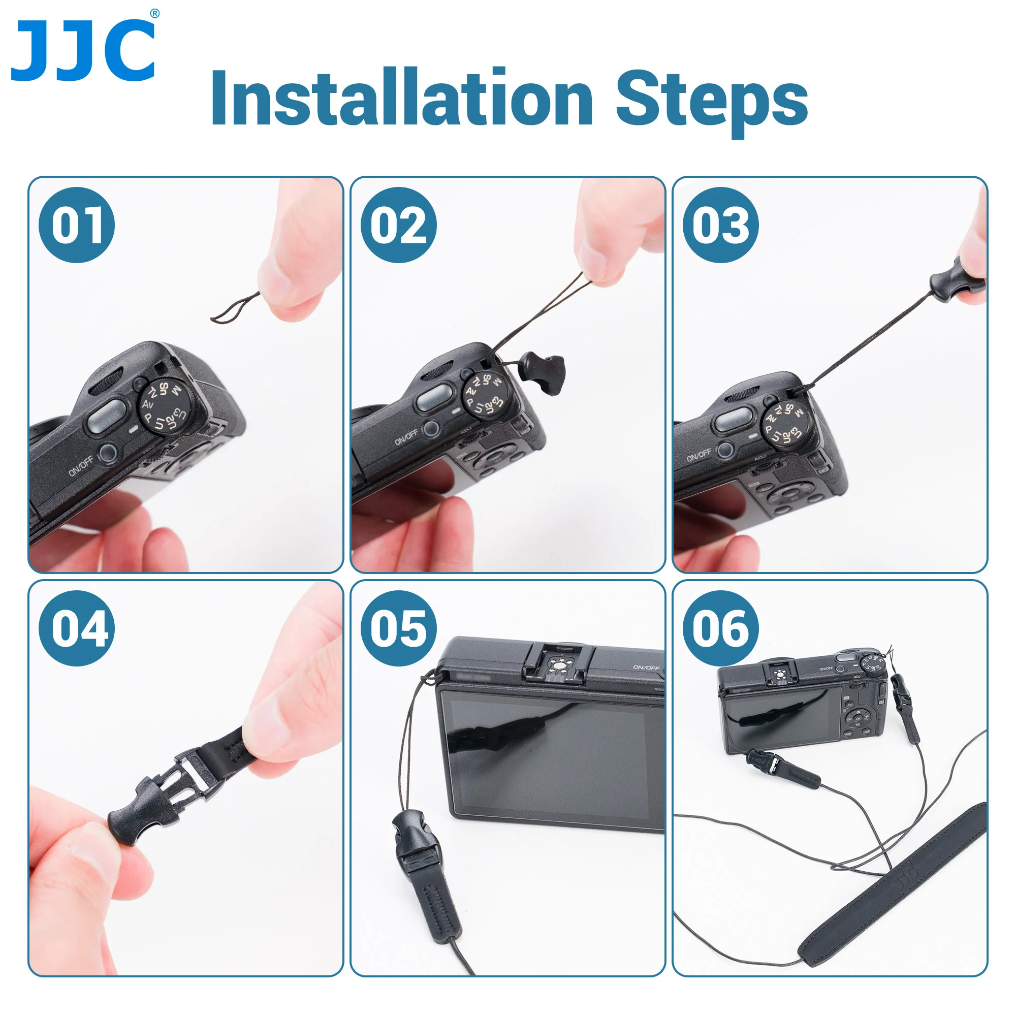 JJC 목걸이 스트랩 (리코 GR4 GR IV GRIV GR III GR3 RX100 VII RX100VI RX100V RX100 시리즈용) 퀵 릴리즈 넥 스트랩